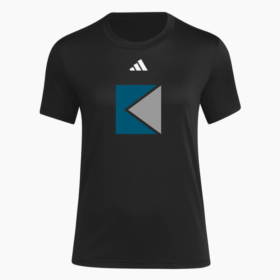 KENNY PIPE & SUPPLY <span class="pdp-name-mascot">KENNY PIPE & SUPPLY</span> adidas Women's Short Sleeve Pregame Tee