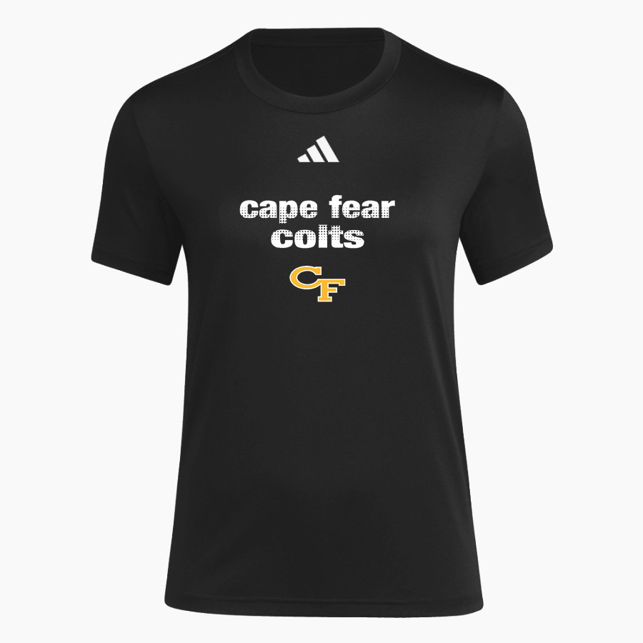 Cape Fear Colts <span class="pdp-name-mascot">Cape Fear Colts</span> adidas Women's Short Sleeve Pregame Tee