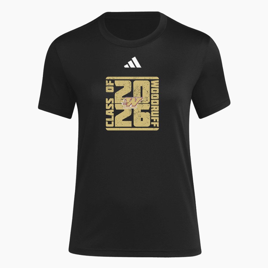 WOODRUFF HIGH SCHOOL WOLVERINES adidas Women's Short Sleeve Pregame Tee