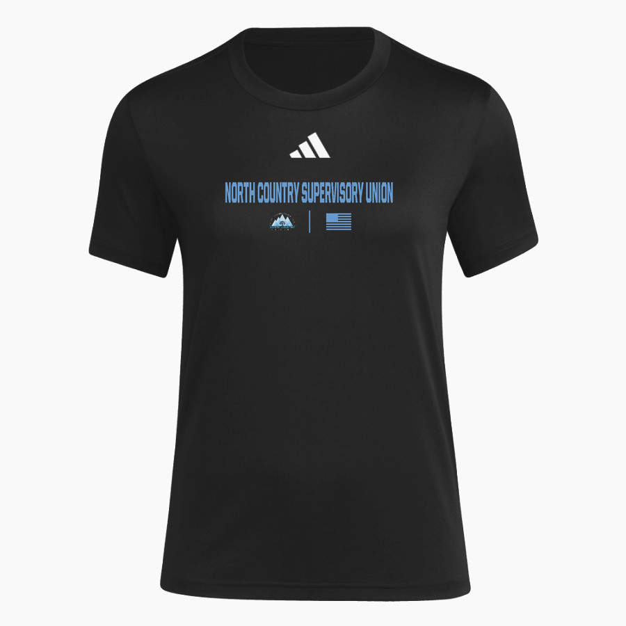 North Country Supervisory Union NCSU <span class="pdp-name-mascot">North Country Supervisory Union</span> adidas Women's Short Sleeve Pregame Tee