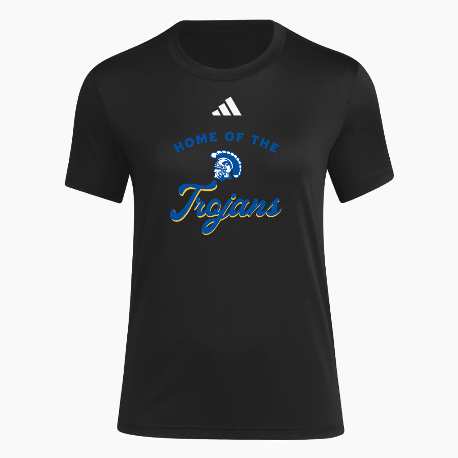 Ferndale Trojans <span class="pdp-name-mascot">Ferndale Trojans</span> adidas Women's Short Sleeve Pregame Tee