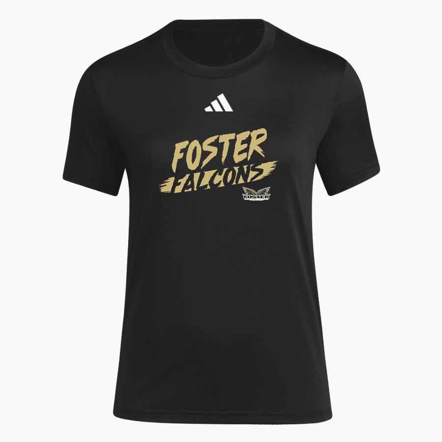 FOSTER HIGH SCHOOL FALCONS <span class="pdp-name-mascot">FOSTER FALCONS</span> adidas Women's Short Sleeve Pregame Tee