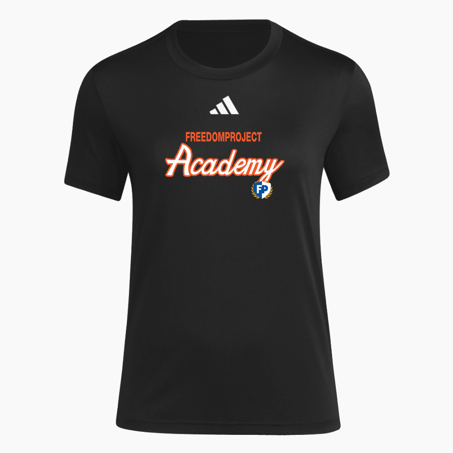 FreedomProject Academy <span class="pdp-name-mascot">FreedomProject Academy Founders</span> adidas Women's Short Sleeve Pregame Tee