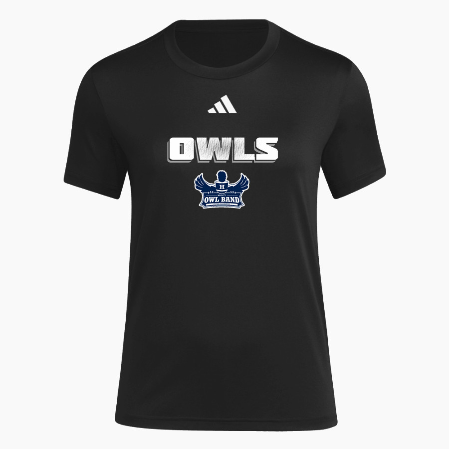 HONDO HIGH SCHOOL OWLS <span class="pdp-name-mascot">HONDO OWLS</span> adidas Women's Short Sleeve Pregame Tee