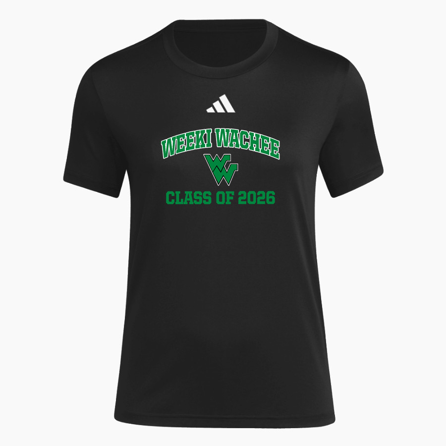WEEKI WACHEE HIGH SCHOOL HORNETS <span class="pdp-name-mascot">WEEKI WACHEE HORNETS</span> adidas Women's Short Sleeve Pregame Tee