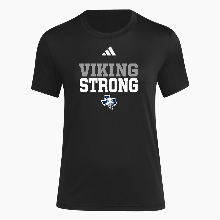 BRYAN HIGH SCHOOL VIKINGS <span class="pdp-name-mascot">BRYAN VIKINGS</span> adidas Women's Short Sleeve Pregame Tee