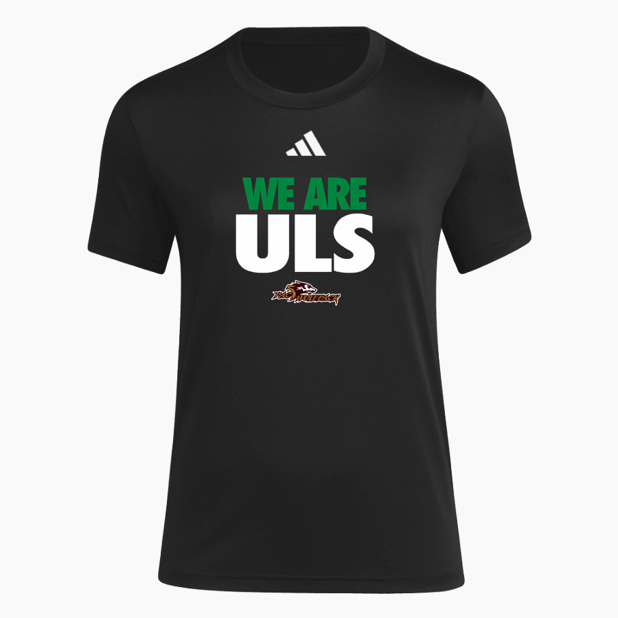 ULS Jr. Bows <span class="pdp-name-mascot">Junior Rainbows</span> adidas Women's Short Sleeve Pregame Tee