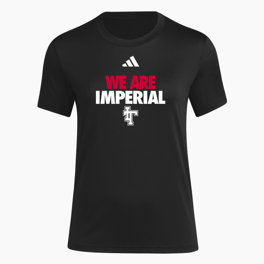 Imperial Tigers <span class="pdp-name-mascot">Imperial Tigers</span> adidas Women's Short Sleeve Pregame Tee
