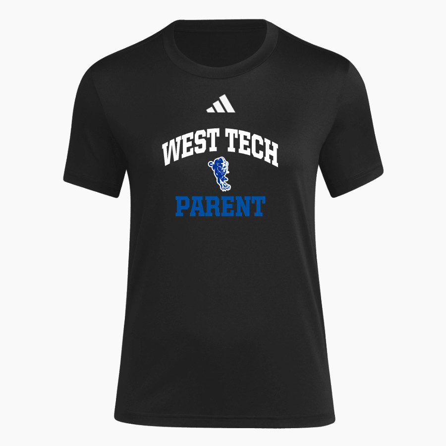 West Tech Panthers adidas Women's Short Sleeve Pregame Tee