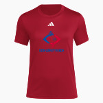 The Don Carey REECH Foundation <span class="pdp-name-mascot">The Don Carey REECH Foundation</span> adidas Women's Short Sleeve Pregame Tee Front Thumbnail