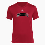 Monroe Redhawks <span class="pdp-name-mascot">Monroe Redhawks</span> adidas Women's Short Sleeve Pregame Tee Front Thumbnail