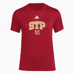 Church & School of St. Peter <span class="pdp-name-mascot">n/a</span> adidas Women's Short Sleeve Pregame Tee Front Thumbnail