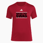 Swag 7v7 Swag <span class="pdp-name-mascot">Swag 7v7 Swag</span> adidas Women's Short Sleeve Pregame Tee Front Thumbnail