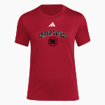 Jonathan Gastaldo Hawks <span class="pdp-name-mascot">Jonathan Gastaldo Hawks</span> adidas Women's Short Sleeve Pregame Tee Front Thumbnail