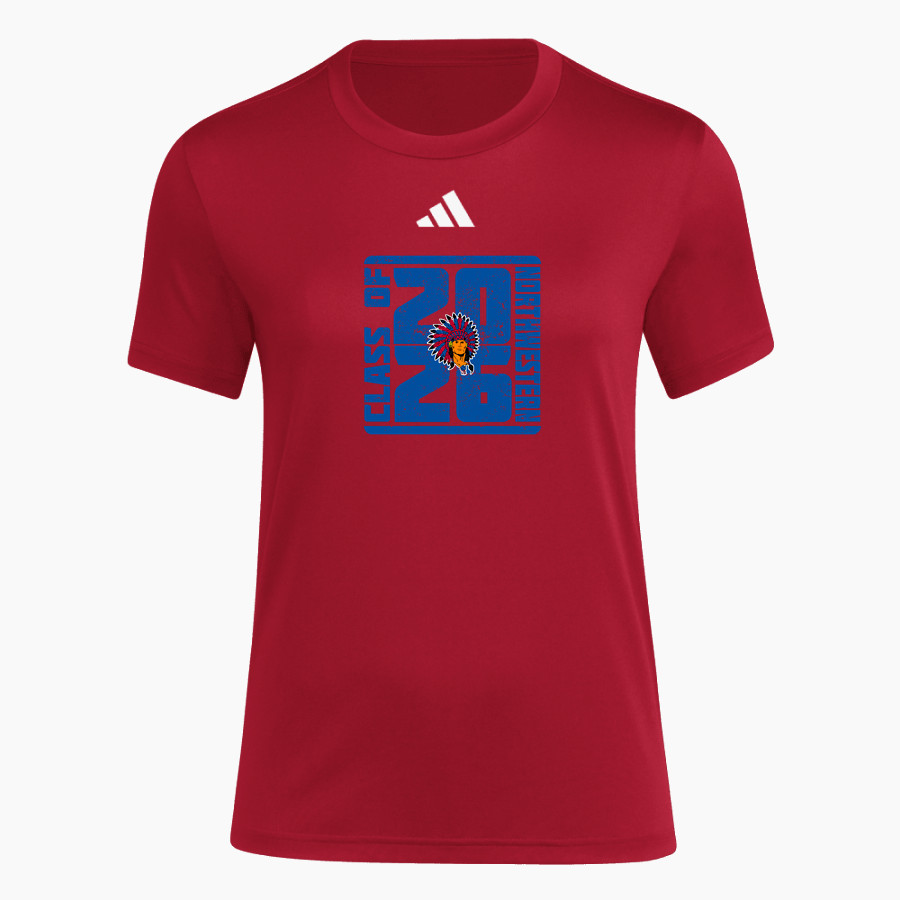 NORTHWESTERN HIGH SCHOOL WARRIORS <span class="pdp-name-mascot">NORTHWESTERN WARRIORS</span> adidas Women's Short Sleeve Pregame Tee