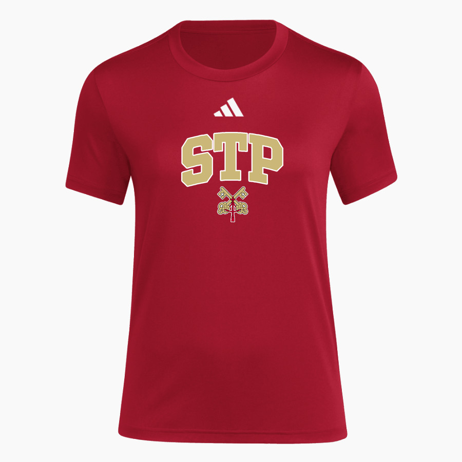 Church & School of St. Peter <span class="pdp-name-mascot">n/a</span> adidas Women's Short Sleeve Pregame Tee