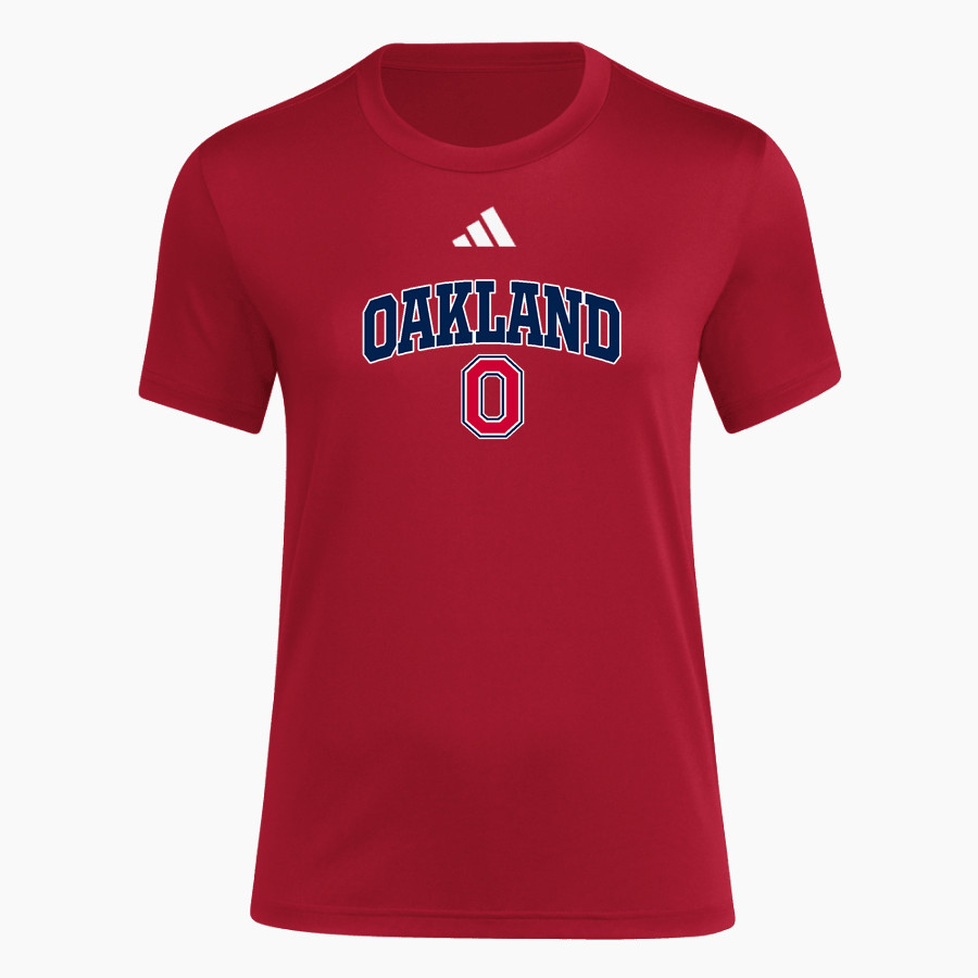 Oakland Patriots <span class="pdp-name-mascot">Oakland Patriots</span> adidas Women's Short Sleeve Pregame Tee