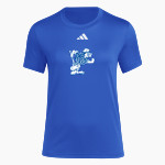 Vernonia Loggers <span class="pdp-name-mascot">Vernonia Loggers</span> adidas Women's Short Sleeve Pregame Tee Front Thumbnail