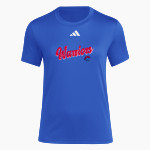 Alamance Christian Warriors adidas Women's Short Sleeve Pregame Tee Front Thumbnail
