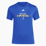 West Tech Panthers adidas Women's Short Sleeve Pregame Tee Front Thumbnail
