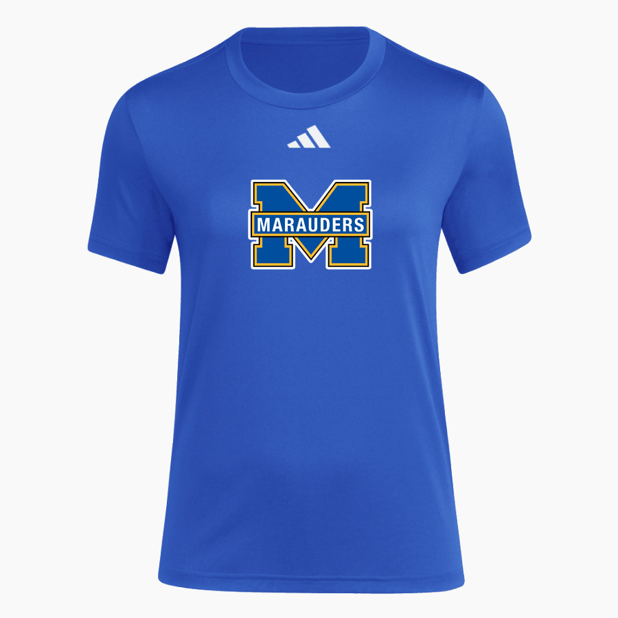 MIRA MESA HIGH SCHOOL MARAUDERS adidas Women's Short Sleeve Pregame Tee