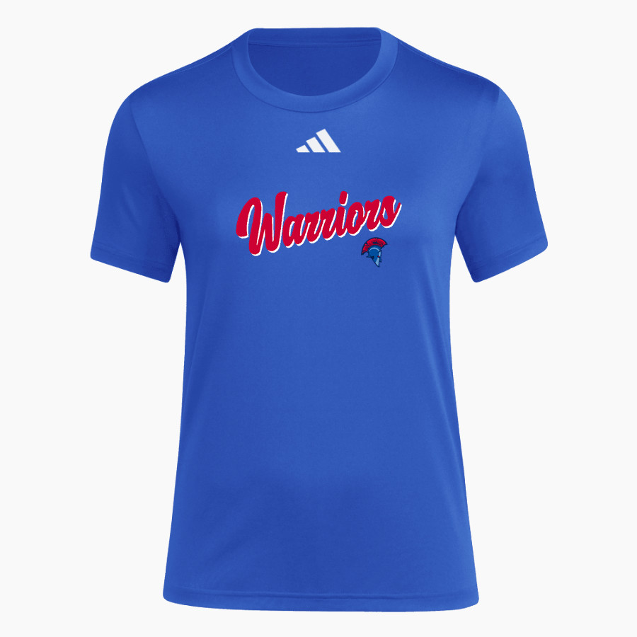 Alamance Christian Warriors adidas Women's Short Sleeve Pregame Tee