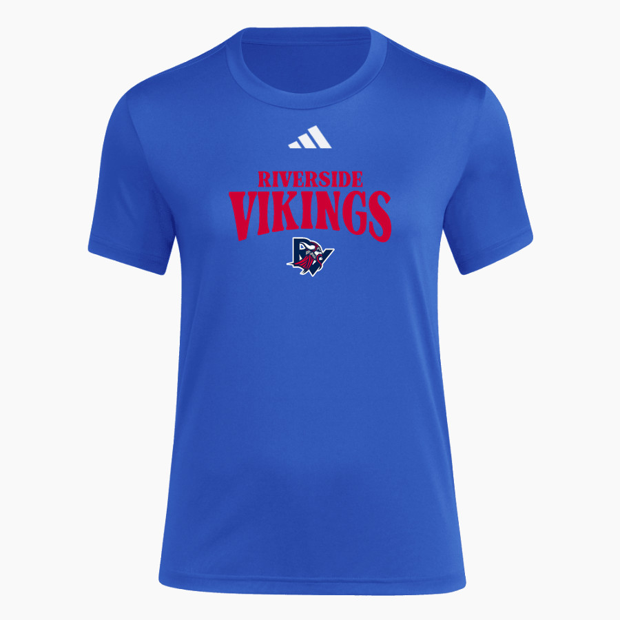 RIVERSIDE HIGH SCHOOL VIKINGS adidas Women's Short Sleeve Pregame Tee