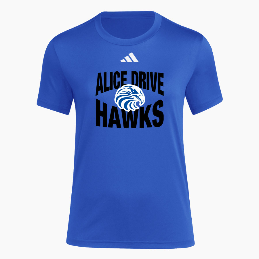Alice Drive Hawks adidas Women's Short Sleeve Pregame Tee