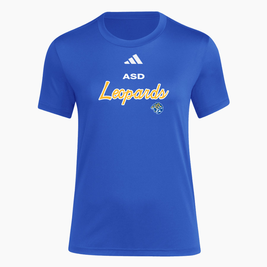 ASD Leopards <span class="pdp-name-mascot">ASD Leopards</span> adidas Women's Short Sleeve Pregame Tee