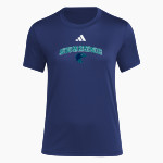 AUBURN RIVERSIDE HIGH SCHOOL RAVENS <span class="pdp-name-mascot">AUBURN RIVERSIDE RAVENS</span> adidas Women's Short Sleeve Pregame Tee Front Thumbnail