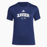 XAVIER HIGH SCHOOL HAWKS adidas Women's Short Sleeve Pregame Tee Front Thumbnail