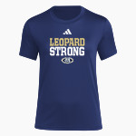 Mobile Christian Leopards Online Store adidas Women's Short Sleeve Pregame Tee Front Thumbnail