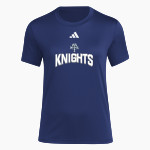 Traders Point Knights <span class="pdp-name-mascot">Traders Point KnightS</span> adidas Women's Short Sleeve Pregame Tee Front Thumbnail