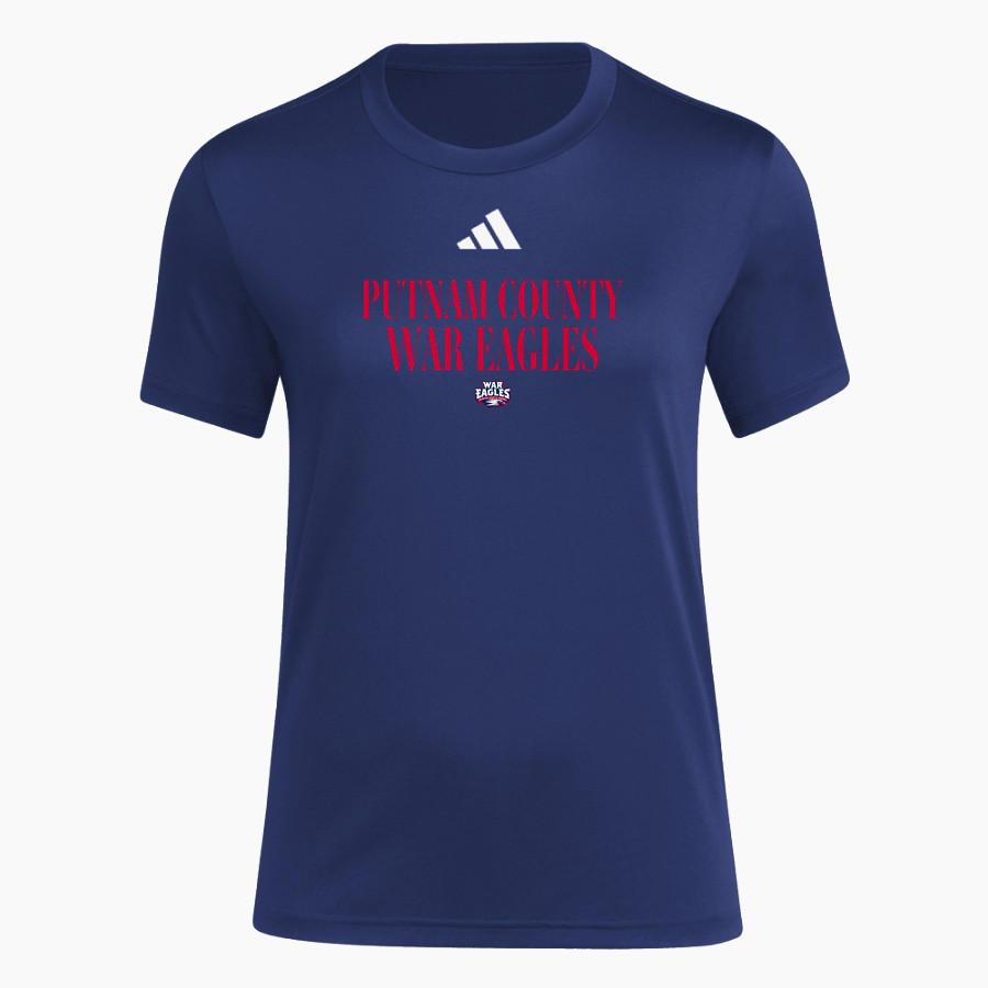 Putnam County War Eagles <span class="pdp-name-mascot">Putnam County War Eagles</span> adidas Women's Short Sleeve Pregame Tee