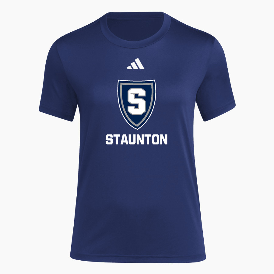 STAUNTON HIGH SCHOOL STORM <span class="pdp-name-mascot">STORM STORM</span> adidas Women's Short Sleeve Pregame Tee