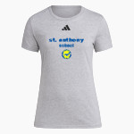 St. Anthony School <span class="pdp-name-mascot">St. Anthony School</span> adidas Women's Short Sleeve Pregame Tee Front Thumbnail
