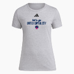 United Capital City United adidas Women's Short Sleeve Pregame Tee Front Thumbnail