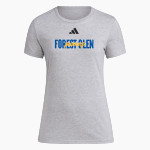 Forest Glen Pumas <span class="pdp-name-mascot">Forest Glen Elementary School Pumas</span> adidas Women's Short Sleeve Pregame Tee Front Thumbnail