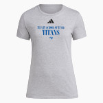 TRINITY SCHOOL OF TEXAS TITANS adidas Women's Short Sleeve Pregame Tee Front Thumbnail