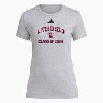 LITTLEFIELD HIGH SCHOOL WILDCATS <span class="pdp-name-mascot">LITTLEFIELD WILDCATS</span> adidas Women's Short Sleeve Pregame Tee Front Thumbnail
