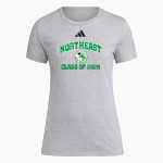 Northeast Hornets adidas Women's Short Sleeve Pregame Tee Front Thumbnail