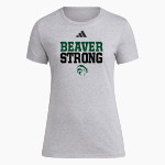 Weaver Beavers <span class="pdp-name-mascot">Weaver Beavers</span> adidas Women's Short Sleeve Pregame Tee Front Thumbnail