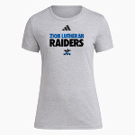 Zion Lutheran Raiders adidas Women's Short Sleeve Pregame Tee Front Thumbnail