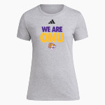 Olivet Nazarene Tigers <span class="pdp-name-mascot">Olivet Nazarene University Tigers</span> adidas Women's Short Sleeve Pregame Tee Front Thumbnail