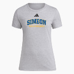 SIMEON CAREER ACADEMY HIGH SCHOOL WOLVERINES adidas Women's Short Sleeve Pregame Tee Front Thumbnail