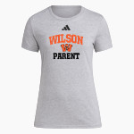WILSON CENTRAL HIGH SCHOOL ATHLETICS <span class="pdp-name-mascot">WILSON LAKEMEN</span> adidas Women's Short Sleeve Pregame Tee Front Thumbnail