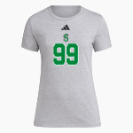 WEST MONONA HIGH SCHOOL SPARTANS adidas Women's Short Sleeve Pregame Tee Front Thumbnail