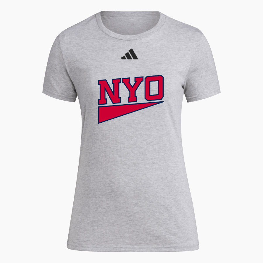 NYO NYO <span class="pdp-name-mascot">NYO</span> adidas Women's Short Sleeve Pregame Tee