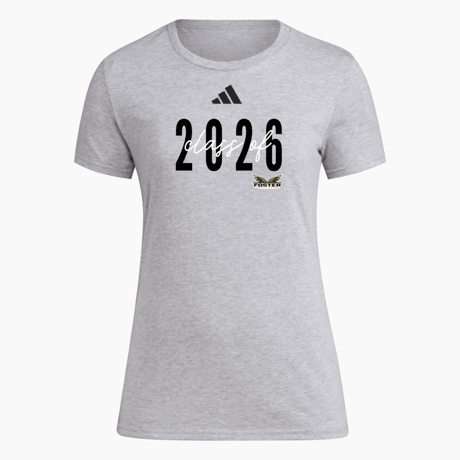 FOSTER HIGH SCHOOL FALCONS <span class="pdp-name-mascot">FOSTER FALCONS</span> adidas Women's Short Sleeve Pregame Tee