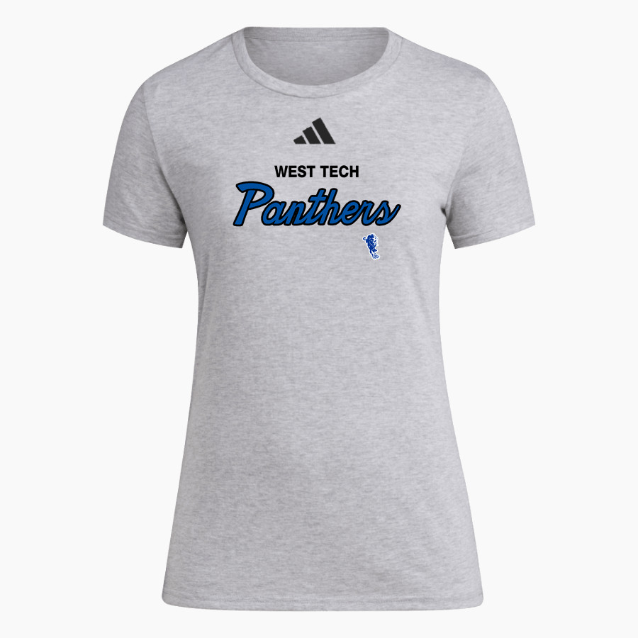 West Tech Panthers <span class="pdp-name-mascot">West Tech Panthers</span> adidas Women's Short Sleeve Pregame Tee